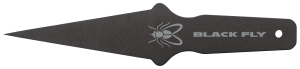 Cold Steel CS80STMA Black Fly Thrower Fixed Plain Black 1055 Carbon Steel Blade/Handle