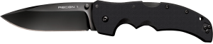 Cold Steel CS27BS Recon 1 4" Folding Spear Point Plain DLC Coated American S35VN Blade/Black G10 Handle Includes Pocket Clip