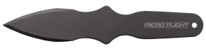 Cold Steel CS80STMB Micro Flight Thrower Fixed Plain Spear Point Black 550C Steel Blade/Handle
