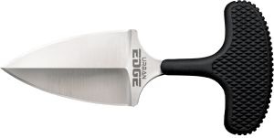 Cold Steel CS43XL Urban Edge 2.50" Fixed Plain Stone Washed Japanese AUS-8A SS Blade/Black Kray-Ex Handle