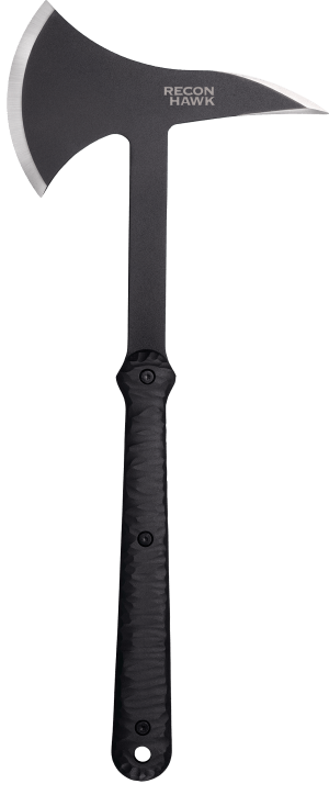 Cold Steel CS80TPA3 Demko Hawk  Tomahawk 65Mn Carbon Steel Blade Black Heavy Duty Nylon Handle  17.50" OAL   Includes Sheath