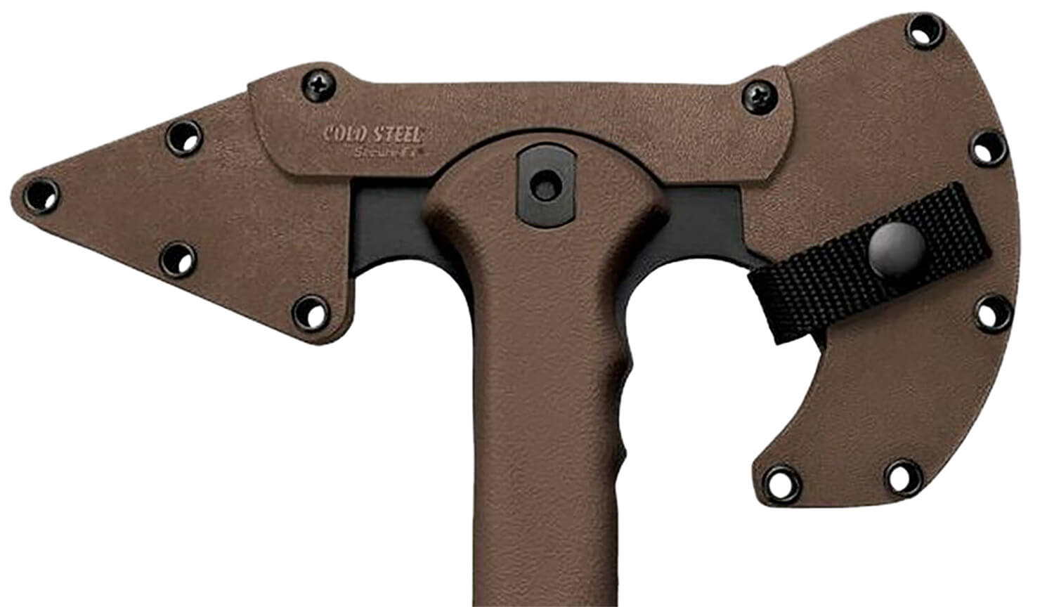 Cold Steel CS90PTHF Trench Hawk 3.50" Blade 1055 Carbon Steel Blade Flat Dark Earth Polypropylene Handle 19" Long Tomahawk - Image 2