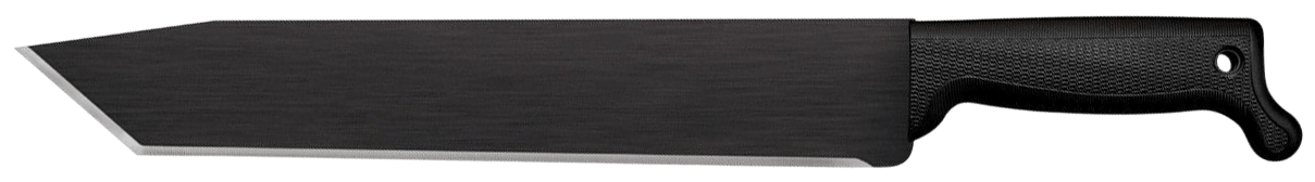 Cold Steel CS97BTMS Tanto 13" Black Matte Baked-On Anti Rust 1055 Carbon Steel Blade/ Black Polypropylene Handle 15.63" Long Includes Sheath