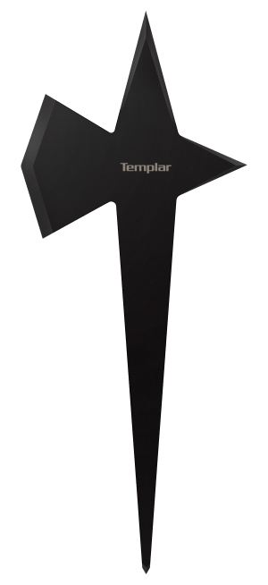 Cold Steel CS80TEMPZ Templar Thrower 1050 High Carbon Blade 14" Long