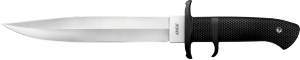 Cold Steel CS39LSSC OSS  8.25" Fixed Plain AUS-8A SS Blade/Black Textured Kray-Ex Handle Includes Sheath