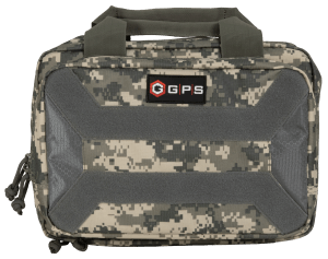 GPS Bags PC15ACU Pistol Case Black 600D Polyester Holds 1 Handgun