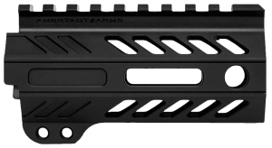 Angstadt Arms AA004HGMLT Ultra Light Handguard  made of Aluminum with Black Anodized Finish  M-LOK Style  Picatinny Rail & 4" OAL for AR-15 Includes Hardware