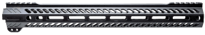 Angstadt Arms AA015HGMLT Ultra Light Handguard  made of Aluminum with Black Anodized Finish  M-LOK Style  Picatinny Rail & 15" OAL for AR-15 Includes Hardware