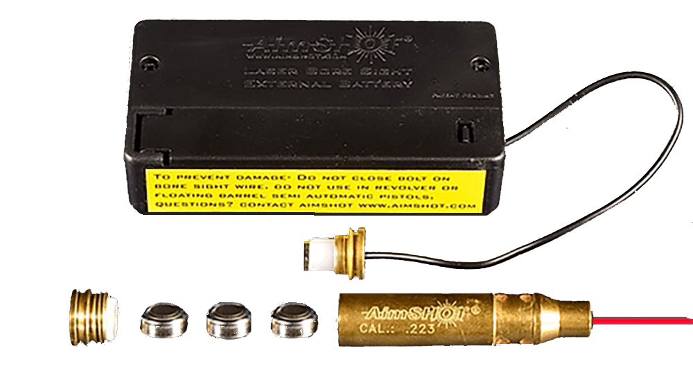 AimShot MBS22320X Modular Bore Sight 223 Rem Brass Includes Batteries