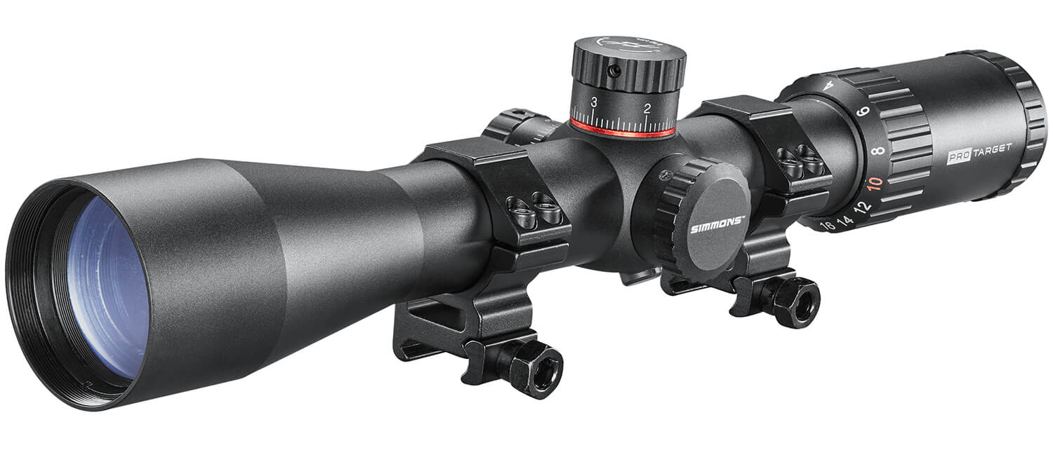 Simmons SIM41640 ProTarget Matte Black 4-16x40mm 30mm Tube Mil-Dot Reticle - Image 2