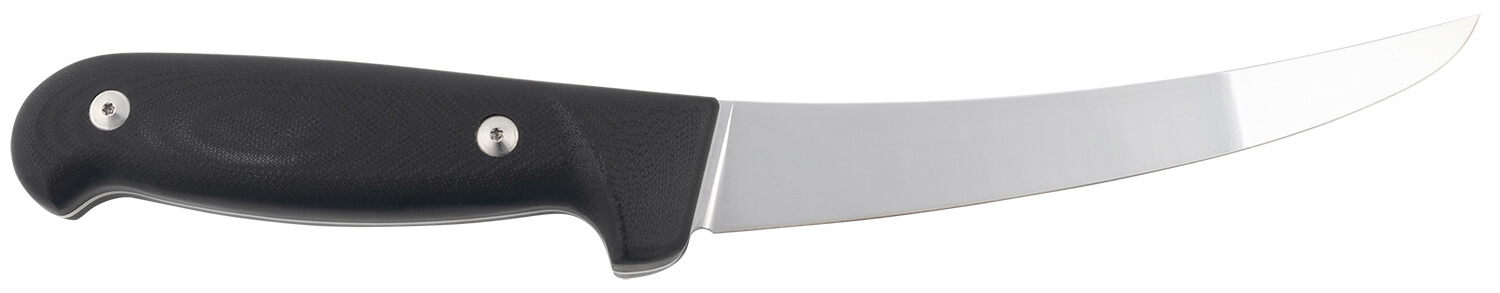 Templar Knife K6BBK362 Boning 6" Fixed Plain RWL34 Damasteel Blade/5" Black G10 Handle - Image 2