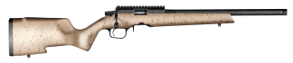 Christensen Arms 8011201300 Ranger 22 WMR 9+1 18" Carbon Fiber/Threaded Barrel Black Anodized Finish Tan with Black Webbing Stock