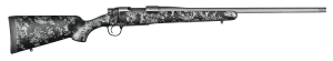 Christensen Arms 8010107200 Mesa FFT 6.5 Creedmoor 4+1 20" Threaded Barrel Tungsten Gray Cerakote Black with Gray Webbing Stock