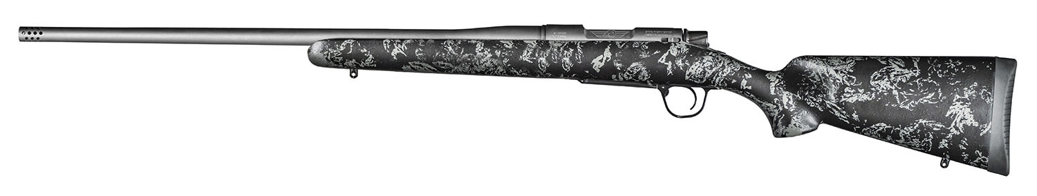 Christensen Arms 8010107200 Mesa FFT 6.5 Creedmoor 4+1 20" Threaded Barrel Tungsten Gray Cerakote Black with Gray Webbing Stock - Image 2