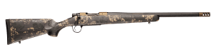Christensen Arms 8010620400 Ridgeline FFT Full Size 300 RUM 3+1 22" Burnt Bronze Cerakote Threaded Barrel Burnt Bronze Cerakote Drilled & Tapped Aluminum Receiver Green w/Black/Tan Accents Fixed Sporter Carbon Fiber Stock Right Hand