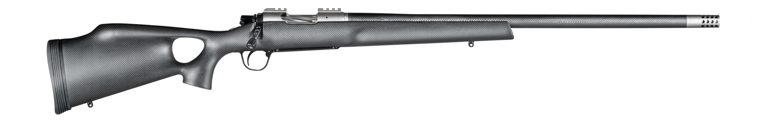 Christensen Arms 8010800105 Summit TI Full Size 6.5 PRC 3+1 24" Natural Titanium Steel Threaded Barrel Natural Titanium Aluminum Receiver Natural Carbon Fiber Fixed Thumbhole Stock
