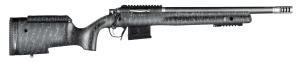 Christensen Arms CA10271488481 BA Tactical Long Range 308 Win 4+1 16" Carbon Fiber Barrel Black Nitride Finish Black with Gray Webbing Stock