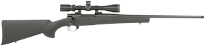 Howa HGP265B M1500 Gamepro Gen2 6.5 Creedmoor 5+1 22" Threaded Barrel Blued Metal Finish Black Fixed Hogue Pillar-Bedded Overmolded Stock Includes 4-12x40mm Scope