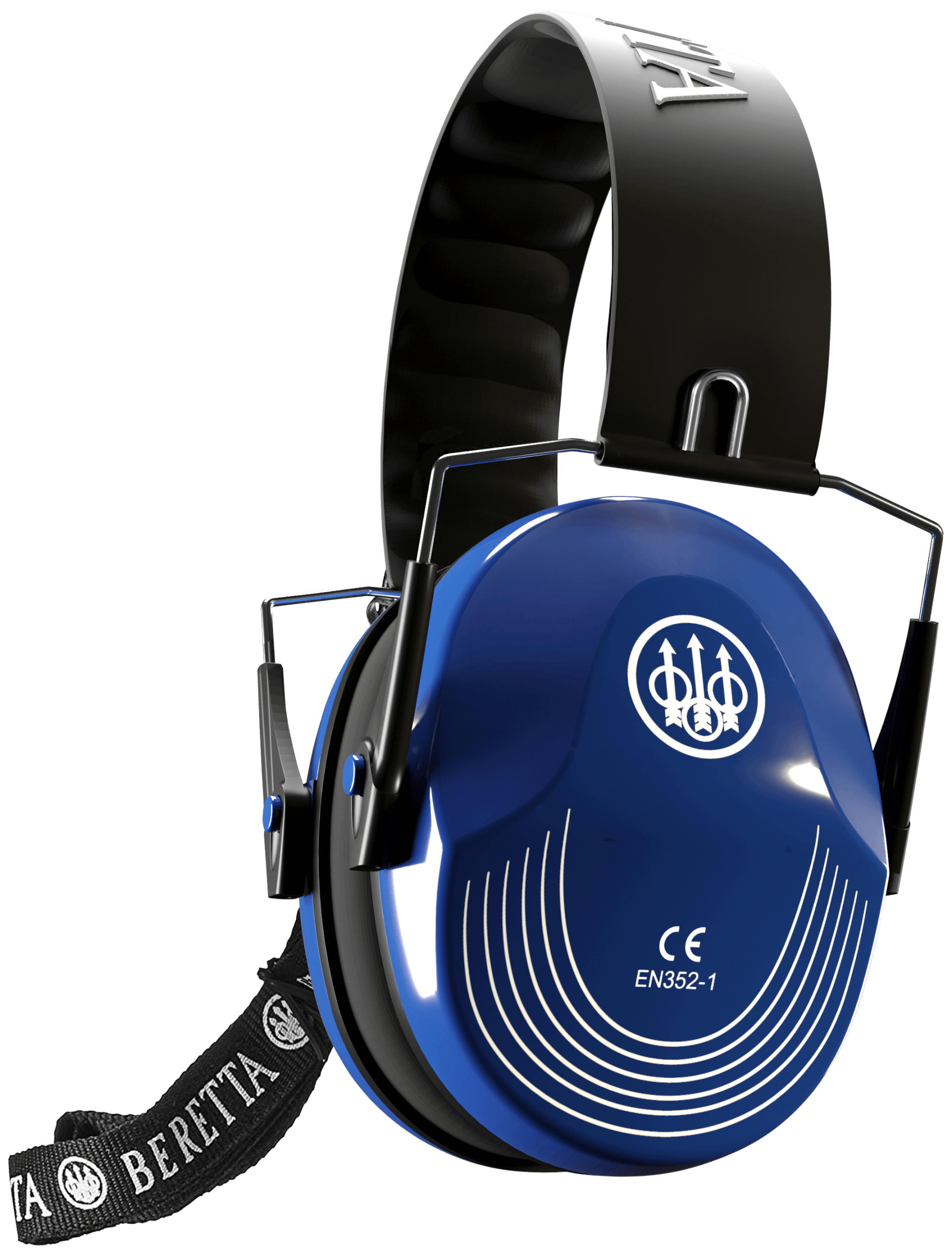 Beretta USA CF1000000205SS Safety Pro Muff 25 dB Black/Blue