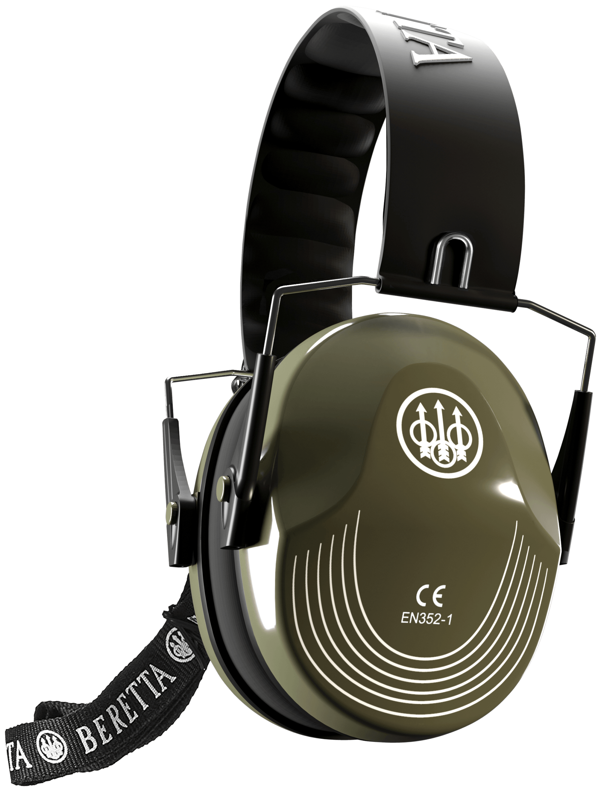 Beretta USA CF1000000207SS Safety Pro Muff 25 dB Green/Black