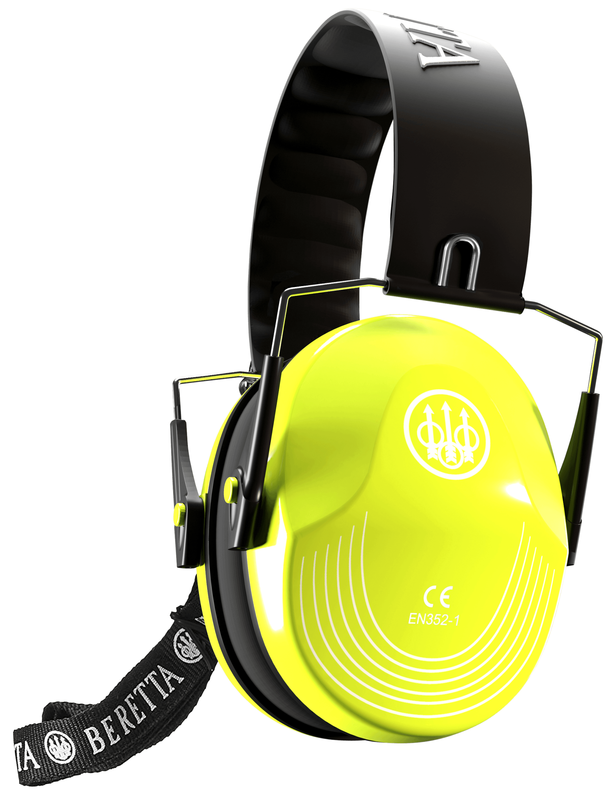 Beretta USA CF1000000202FF Safety Pro Muff 25 dB Florescent Yellow/Black