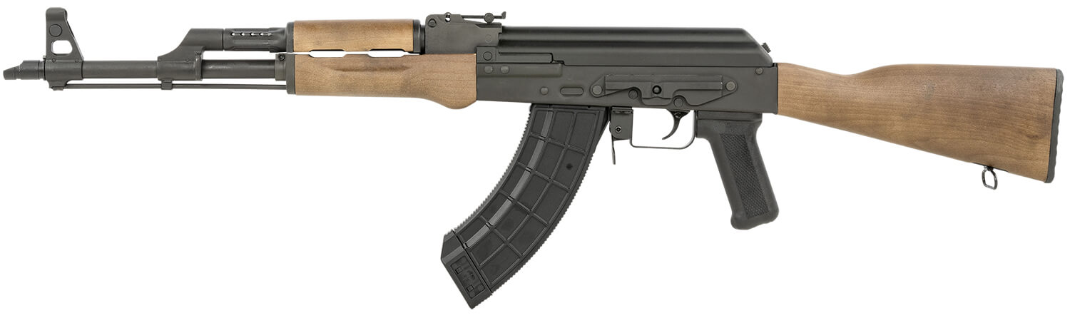 Century Arms RI4577N BFT47 7.62x39mm 30+1 16.50" Chrome Moly Steel Barrel w/Slant Compensator Black Phosphate Finished Receiver Kona Brown Wood Stock Black Polymer Grip - Image 2