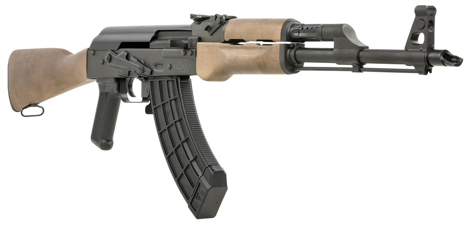 Century Arms RI4577N BFT47 7.62x39mm 30+1 16.50" Chrome Moly Steel Barrel w/Slant Compensator Black Phosphate Finished Receiver Kona Brown Wood Stock Black Polymer Grip - Image 3