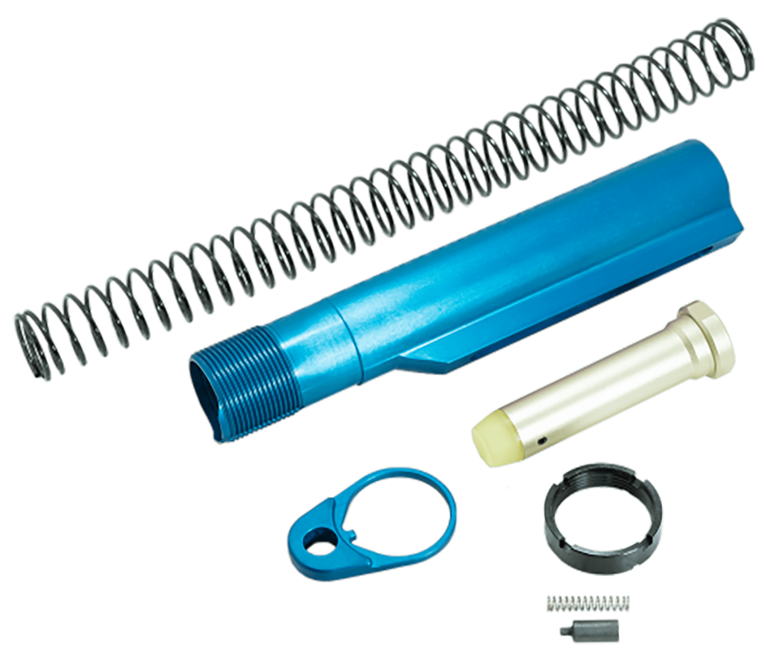 Timber Creek Outdoors ARBTKB Buffer Tube Kit Blue Anodized for AR-15