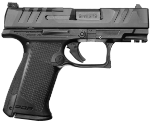 Walther Arms 2849313 PDP F-Series 9mm Luger 15+1 3.50" Black Steel Barrel Black Optic Ready/Serrated Slide Black Polymer Frame w/Picatinny Rail Black Performance Duty Texture Grips Ambidextrous