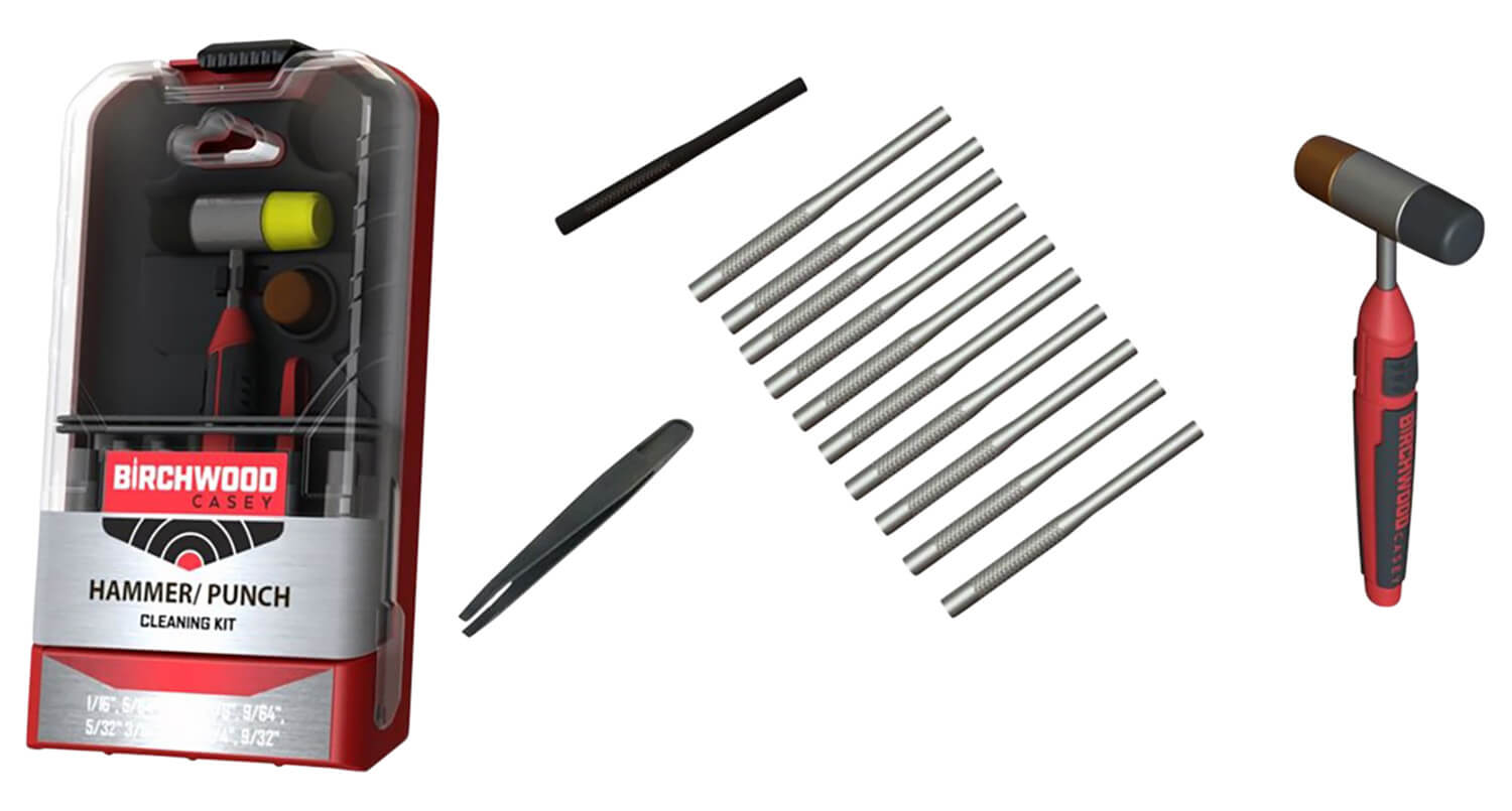 Birchwood Casey ARPNCHHMKIT Hammer & Punch Kit Black/Red AR Platform Firearm 19 Pieces - Image 2