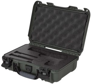 Nanuk 909CLASG6 909 Classic Gun Case Waterproof & Airline Approved Olive Polyethylene w/ Closed-Cell Foam 11.44" L x 7" W x 3.68" H Interior Dimensions