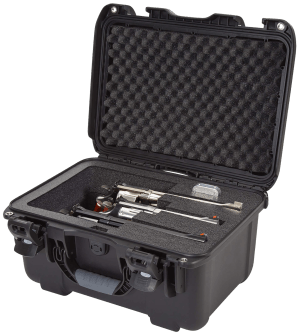 Nanuk 918REV01 918 3 Up Revolver Case Black Polymer with Foam Padding & Latches 14.90" L x 9.80" W x 8.60" H Interior Dimensions