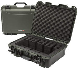 Nanuk 9254UP6 925 4 UP Pistol Case Waterproof Olive Resin w/ Closed-Cell Foam Padding 17" L x 11.80" W x 6.40" H Interior Dimensions