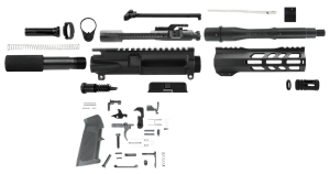 TacFire AR Build Kit 5.56x45mm NATO 7.50" Barrel Black for AR Platform