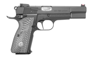 EAA GIRSAN 390465 MCP 35 Match 9mm Luger 15+1 4.87" Stainless Steel Barrel Matte Black Serrated Slide Matte Black Steel Frame w/Beavertail Black/Gray Checkered Grip Ambidextrous