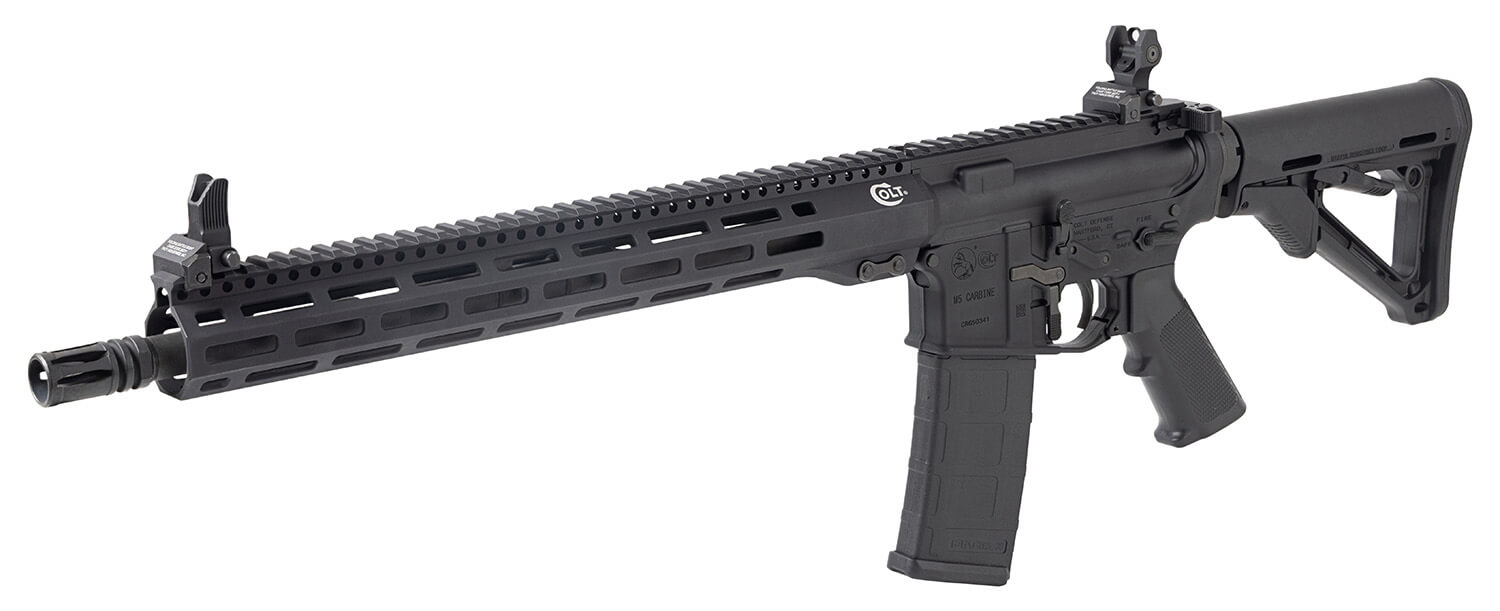 Colt Mfg CM55616M5S M5 Carbine Sentry 5.56x45mm NATO 30+1 16.10" Barrel Black Hard Coat Anodized Metal Finish Black Collapsible Stock Black A2 Grip - Image 4