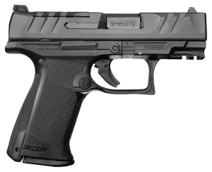 Walther Arms 2871823 PDP F-Series 9mm Luger 10+1 3.50" Black Steel Barrel Black Optic Ready/Serrated Slide Black Polymer Frame w/Picatinny Rail Black Performance Duty Texture Grips Ambidextrous
