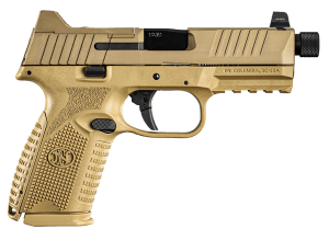 FN 66100745 509MT Mid-Size 9mm Luger 15+1/24+1 4.50" Black Target Crown/Threaded Steel Barrel Flat Dark Earth Optic Cut/Serrated Steel Slide Flat Dark Earth Polymer Frame w/Picatinny Rail Ambidextrous