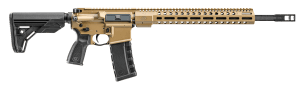 FN 36100676 FN 15 DMR3 5.56x45mm NATO 18" Barrel 30+1 FDE Cerakote Receiver Black OEM Stock & Grip Optic Ready