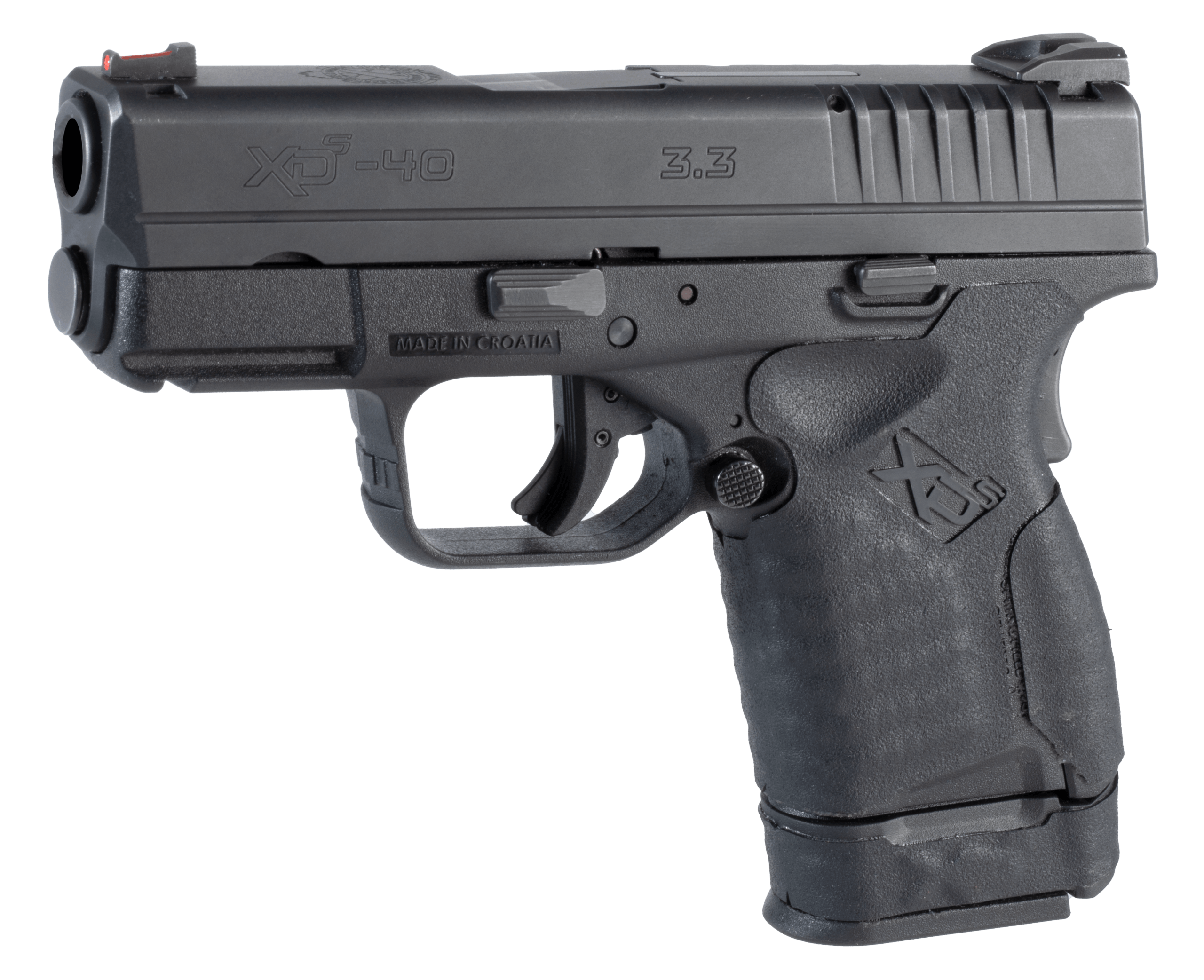 Hogue 17630 Wrapter Adhesive Grip made of Rubber with Black Finish & Grain Texture for Sig P320 Full Size with Medium Grip Module