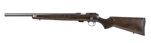 CZ-USA 02392 CZ 457 Varmint Full Size 22 LR 5+1 20.50" Black Nitride Heavy Barrel Black Nitride Steel Receiver Turkish Walnut Fixed Varmint-Style Stock Left Hand