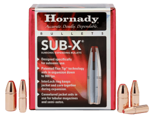 Hornady 45031 Sub-X  45 Cal 395 gr Subsonic eXpanding 50rd Box/ 15 Case
