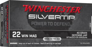 Winchester Ammo W22MST Silvertip 22 Mag 40 gr Silvertip Hollow Point 50rd Box