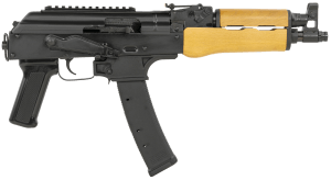 Century Arms HG6038N Draco 9S 9mm Luger 35+1 11.14" Barrel   Black Metal Finish  Picatinny Optics Rail  Wood Handguard  Black Polymer Grip  Includes 1 Magazine