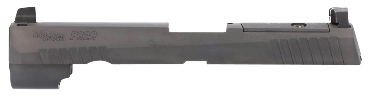 Sig Sauer 8900959 P320 Slide Assembly Made of Stainless Steel with Black Nitron Finish for P320 with 4.7" Non threaded Barrel or 5.5" Threaded Barrel