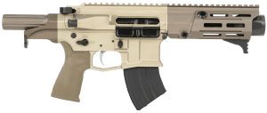Maxim Defense MXM50800 PDX 505-SPS 7.62x39mm 20+1 5.50" Barrel  Hate Brake Muzzle Booster Under M-Lok Handguard  Aluminum Receiver w/Arid Brown Finish  Arid Brown SCW Pistol System  ALG Combat Trigger  Optics Ready  Includes 1 20rd Magazine