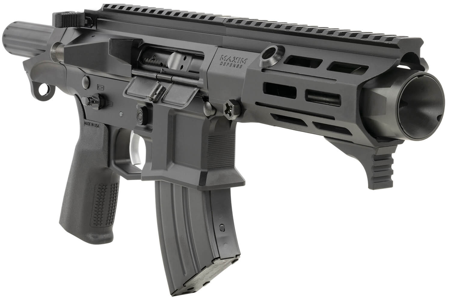 Maxim Defense MXM50801 PDX 505-SPS 7.62x39mm Caliber with 5.50" Barrel 20+1 Capacity Black Metal Finish Black Polymer Grip - Image 3