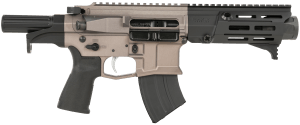 Maxim Defense MXM50840 PDX 505-SPS 7.62x39mm 20+1 5.50" Barrel  Hate Brake Muzzle Booster Under M-Lok Handguard  Aluminum Receiver w/Urban Grey Finish  Urban Grey SCW Pistol System  Optics Ready  Includes 1 20rd Magazine