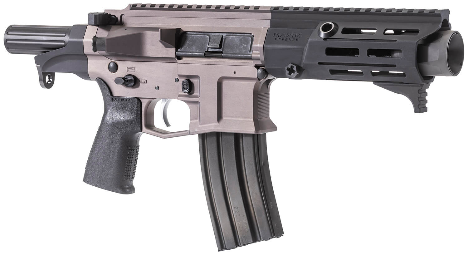 Maxim Defense MXM50841 PDX 505-SPS 5.56x45mm NATO 20+1 5.50" Barrel Hate Brake Muzzle Booster Under M-Lok Handguard Aluminum Receiver w/Urban Grey Finish Urban Grey SCW Pistol System Optics Ready Includes 1 20rd Magazine - Image 3