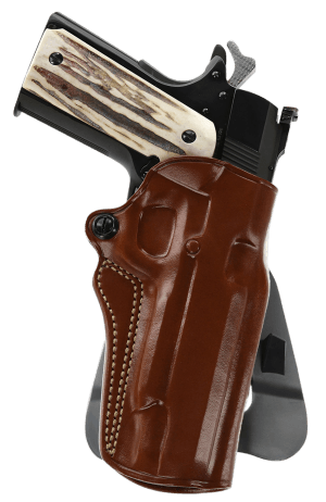 Galco SM2212R Speed Master 2.0 OWB Tan Leather Paddle Fits 1911 Fits 5" Barrel Right Hand